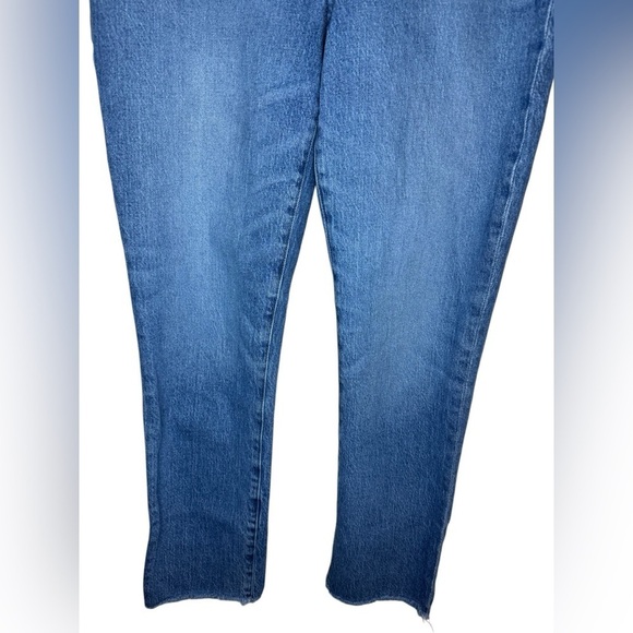 Madewell The Mid-Rise Perfect Vintage Jean Raw Hem Size 28 - Picture 4 of 10